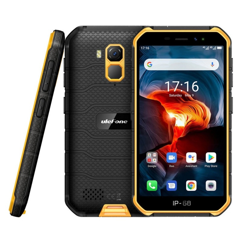 Ulefone Armor X7 Pro Orange mobiltelefon, 4G, IPS 5 hüvelykes, újracsomagolt, 4 GB RAM, 32 GB ROM, Android 10, Helio A20 QuadCore, NFC, 4000mAh, Dual SIM [4]