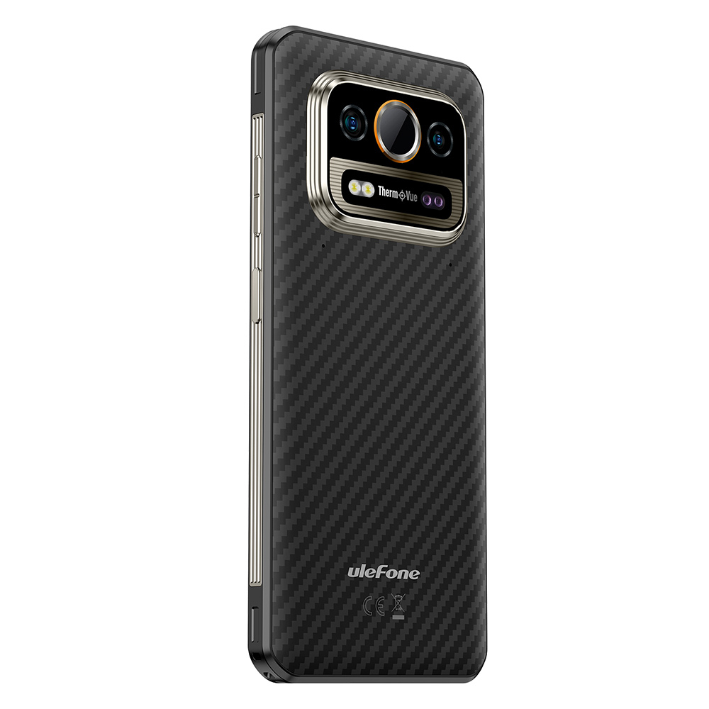 Mobiltelefon Ulefone Power Armor 25T Pro fekete, 5G, 6,78" IPS kijelző, 14GB RAM (8GB + 6GB bővíthető), 256GB ROM, 50MP + 64MP kettős kamera, hőkamera, Android 14, Dimensity 6300, Dual SIM [7]