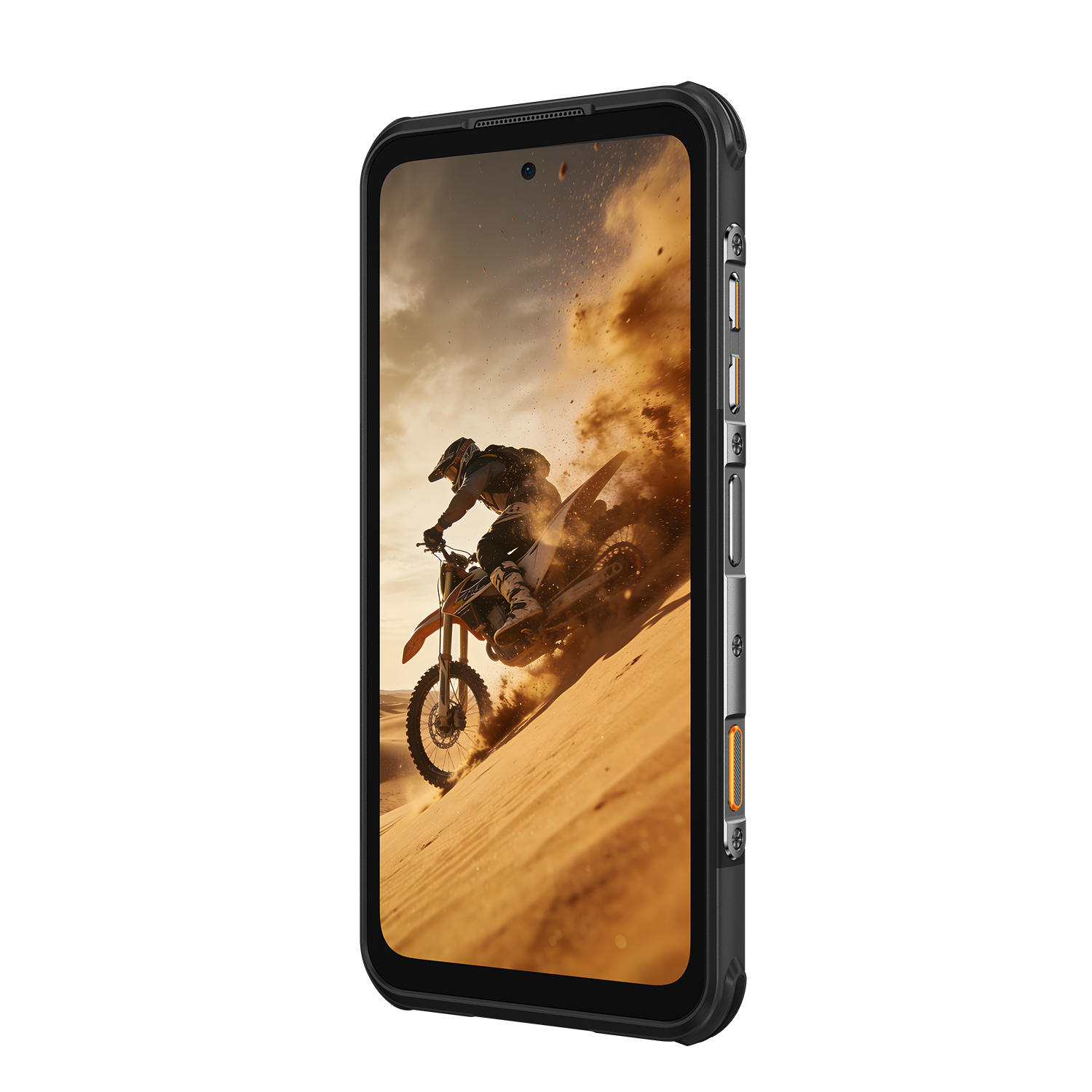 Ulefone RugOne Xever 8 Okostelefon, Fekete, 4G, 6.50" FHD+ 120Hz, 16GB RAM (8GB + 8GB bővíthető), 128GB, 64MP + 20MP Night Vision Kamera, Helio G200, Android 16, NFC, 4800mAh, Dual SIM [8]