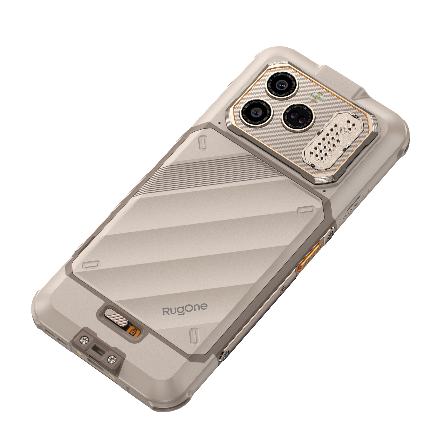 Ulefone RugOne Xever 8 Okostelefon, Sand Dune, 4G, 6.50" FHD+ 120Hz, 16GB RAM (8GB + 8GB bővíthető), 128GB, 64MP + 20MP Night Vision Kamera, Helio G200, Android 16, NFC, 4800mAh, Dual SIM [16]