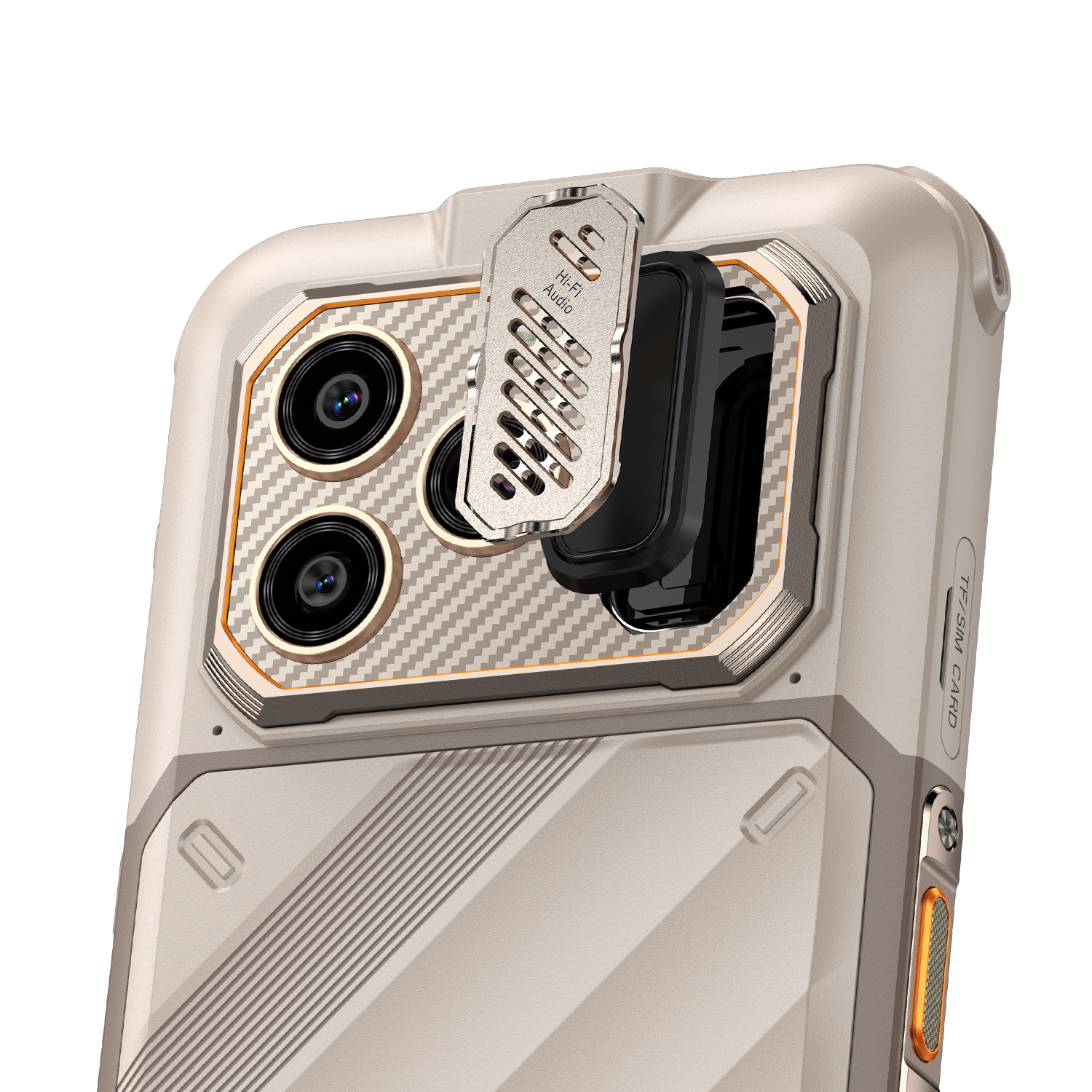Ulefone RugOne Xever 8 Okostelefon, Sand Dune, 4G, 6.50" FHD+ 120Hz, 16GB RAM (8GB + 8GB bővíthető), 256GB, 64MP + 20MP Night Vision Kamera, Helio G200, Android 16, NFC, 4800mAh, Dual SIM [23]