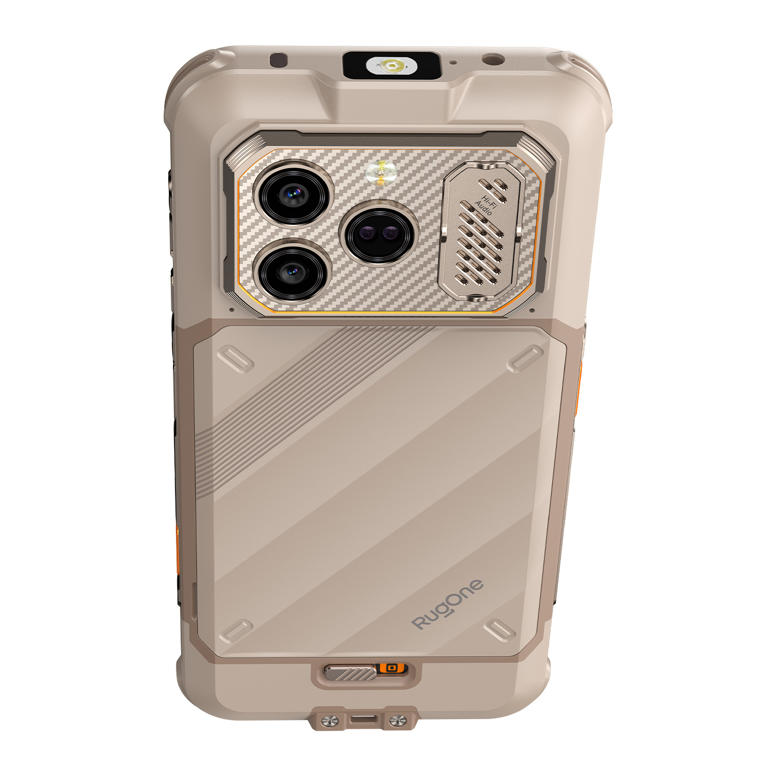 Ulefone RugOne Xever 8 Okostelefon, Sand Dune, 4G, 6.50" FHD+ 120Hz, 16GB RAM (8GB + 8GB bővíthető), 256GB, 64MP + 20MP Night Vision Kamera, Helio G200, Android 16, NFC, 4800mAh, Dual SIM [16]