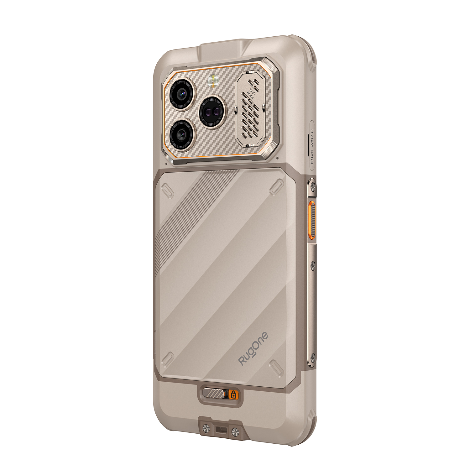 Ulefone RugOne Xever 8 Okostelefon, Sand Dune, 4G, 6.50" FHD+ 120Hz, 16GB RAM (8GB + 8GB bővíthető), 256GB, 64MP + 20MP Night Vision Kamera, Helio G200, Android 16, NFC, 4800mAh, Dual SIM [12]