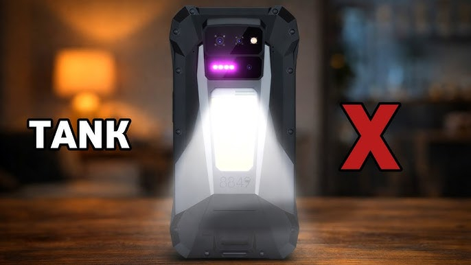 UNIHERTZ 8849 Tank X Pro okostelefon, 5G, DLP videoprojektor, éjjellátó funkció, 6,78″ FHD+ 120Hz, 50MP, 32GB RAM (16GB + 16GB bővíthető), 512GB ROM, Android 14, Dimensity 8200, 17600mAh, 120W, Dual S [8]