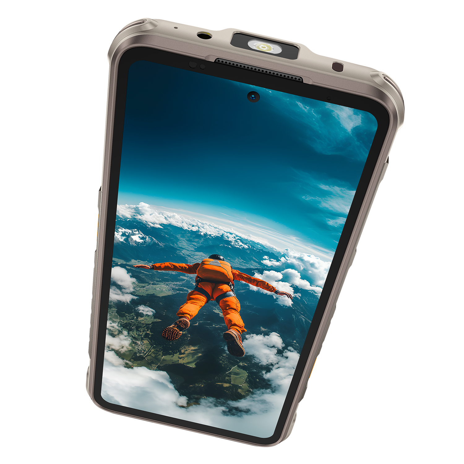 Mobiltelefon Ulefone RugOne Xever 7 Pro, Sand Dune, 5G, 6.67" AMOLED, 24GB RAM (12GB + 12GB Kiterjesztett), 512GB ROM, 50MP, Android 15, Dimensity 7025, Cserélhető akkumulátor, Hőkamera, eSIM, 33W, [27]