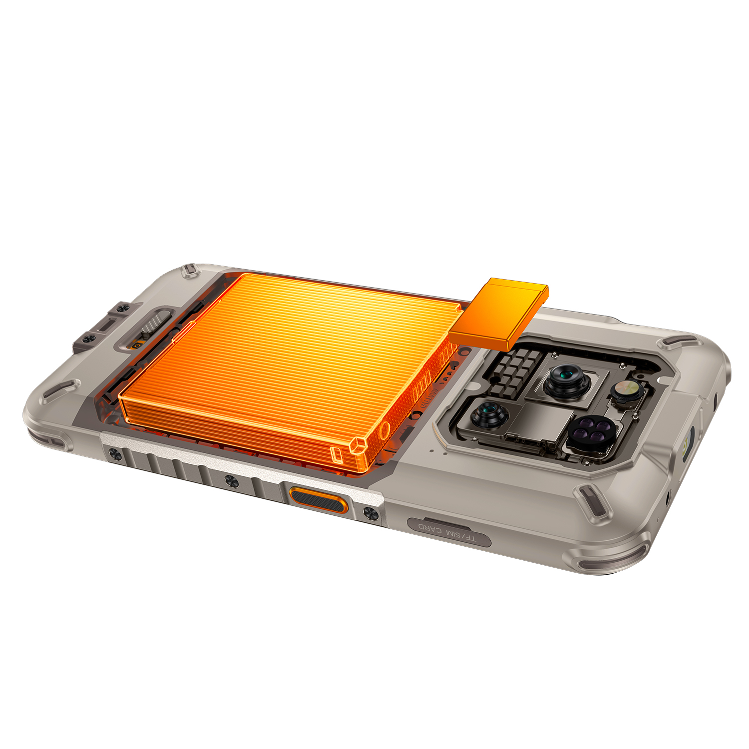 Ulefone RugOne Xever 7 Pro telefon, újracsomagolt Sand Dune, 5G, 6,67", 24 GB RAM (12 GB+12 GB bővíthető), 512 GB ROM, 50 MP, Android 15, 7025-ös méret, cserélhető akkumulátor, hőkamera, eSIM, 33W [16]