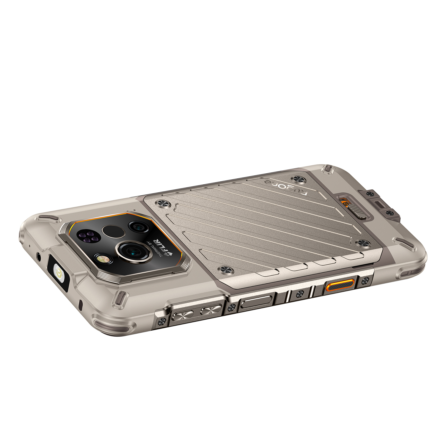 Ulefone RugOne Xever 7 Pro telefon, újracsomagolt Sand Dune, 5G, 6,67", 24 GB RAM (12 GB+12 GB bővíthető), 512 GB ROM, 50 MP, Android 15, 7025-ös méret, cserélhető akkumulátor, hőkamera, eSIM, 33W [12]