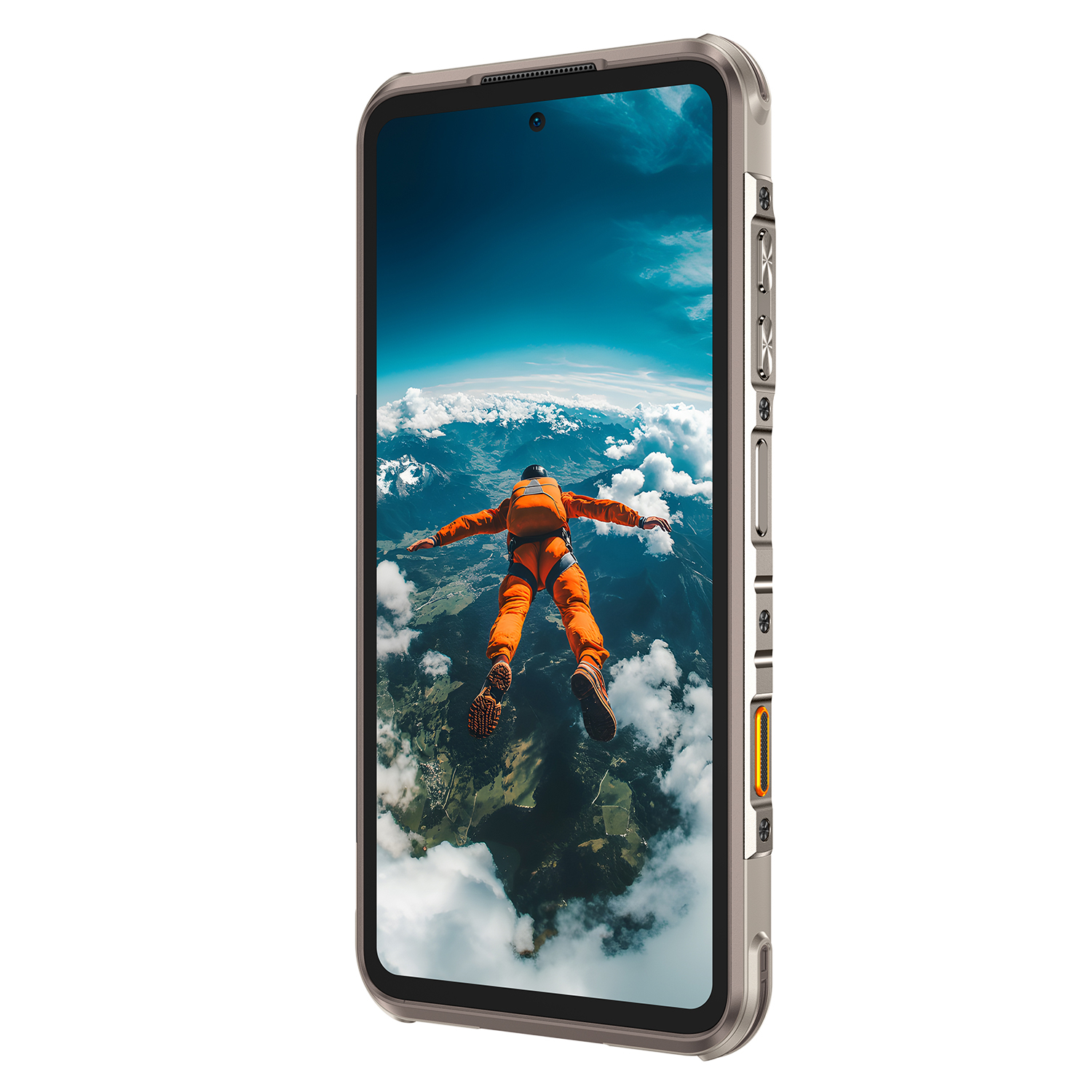 Mobiltelefon Ulefone RugOne Xever 7 Pro, Sand Dune, 5G, 6.67" AMOLED, 24GB RAM (12GB + 12GB Kiterjesztett), 512GB ROM, 50MP, Android 15, Dimensity 7025, Cserélhető akkumulátor, Hőkamera, eSIM, 33W, [32]