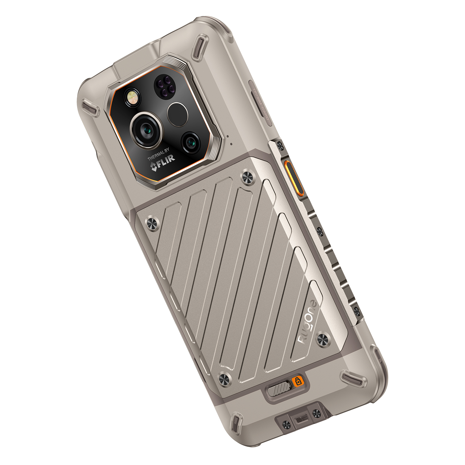 Mobiltelefon Ulefone RugOne Xever 7 Pro, Sand Dune, 5G, 6.67" AMOLED, 24GB RAM (12GB + 12GB Kiterjesztett), 512GB ROM, 50MP, Android 15, Dimensity 7025, Cserélhető akkumulátor, Hőkamera, eSIM, 33W, [24]