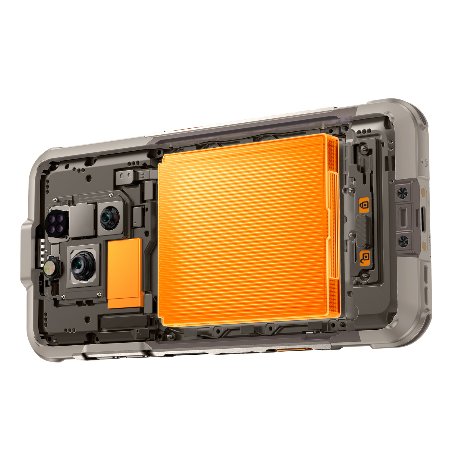 Mobiltelefon Ulefone RugOne Xever 7 Pro, Sand Dune, 5G, 6.67" AMOLED, 24GB RAM (12GB + 12GB Kiterjesztett), 512GB ROM, 50MP, Android 15, Dimensity 7025, Cserélhető akkumulátor, Hőkamera, eSIM, 33W, [17]