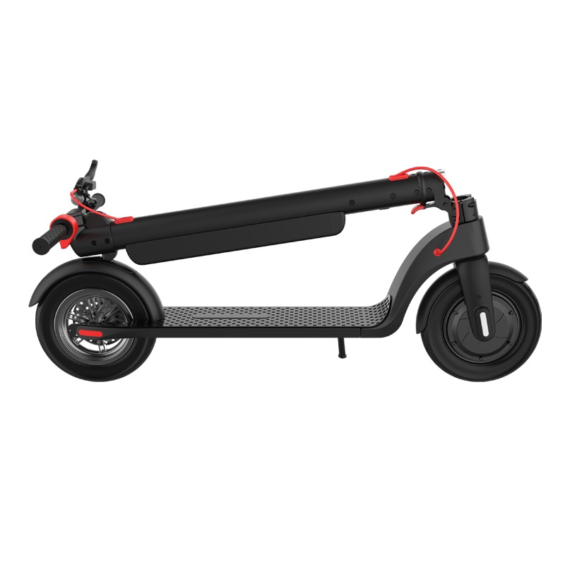 Trotineta electrica pliabila iSEN X8 2026 Negru, APP, BT, 10 inch, motor 350W, autonomie max 45km, viteza pana la 25km/h, baterie detasabila [3]