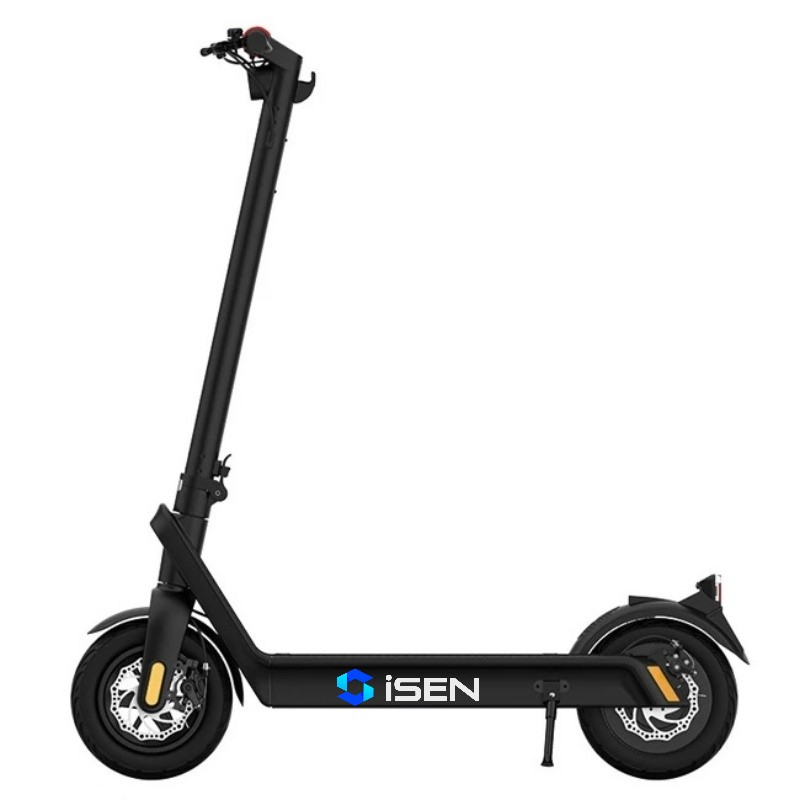 Trotineta electrica pliabila iSEN X9 Plus 2026 Negru, BT, 10 inch, 500W, autonomie maxima 65km, pana la 25km/h, baterie detasabila 15.6Ah [1]