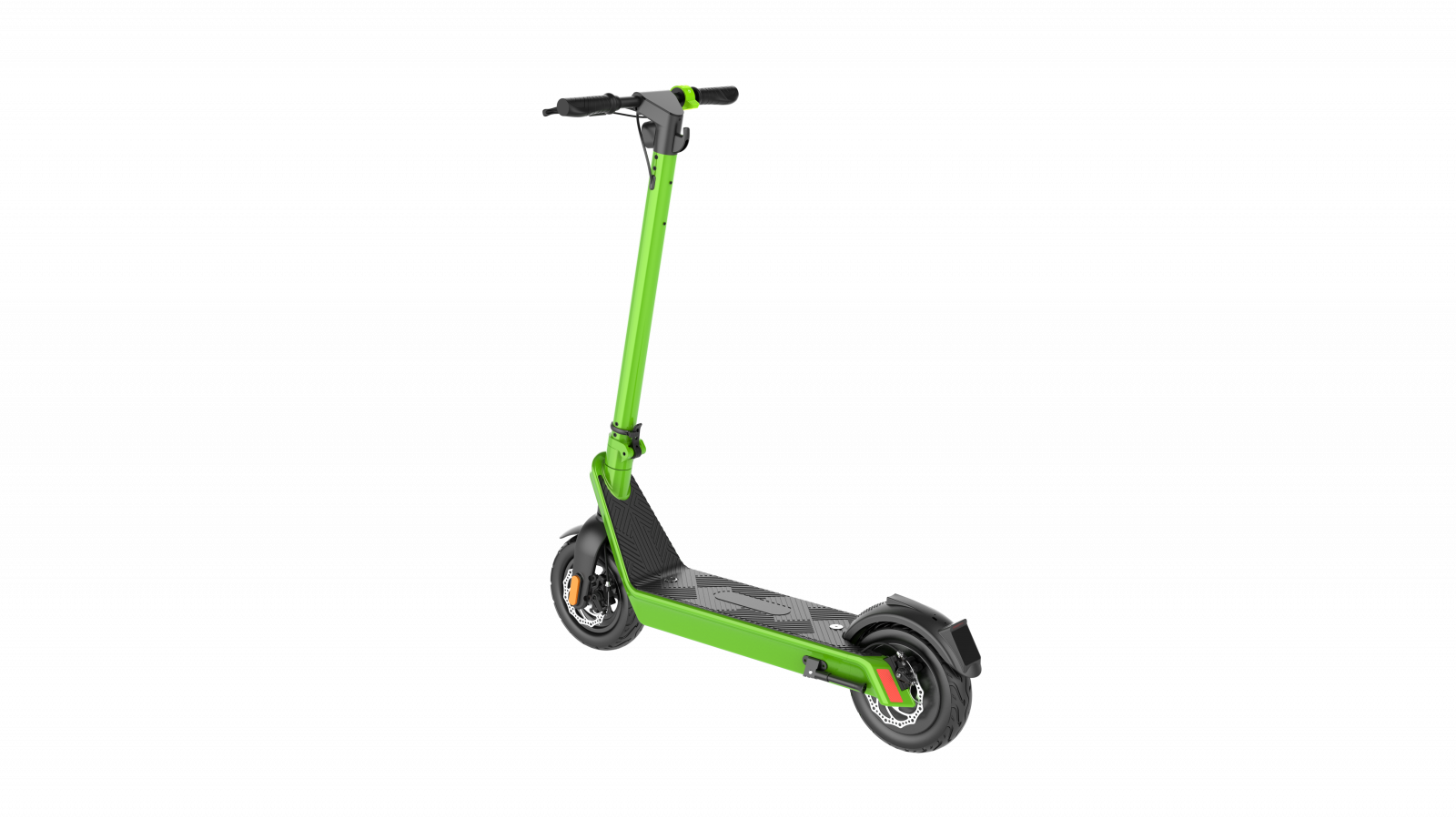 Trotineta electrica pliabila iSEN X9 Plus 2026 Verde, BT, 10 inch, 500W, autonomie maxima 65km, pana la 25km/h, baterie detasabila 15.6Ah [2]