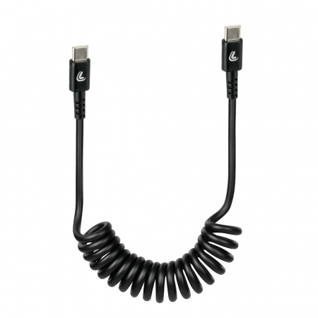 Accesorii Telefon–Navi - Cablu spiralat USB Tip-C Tip-C 100 cm