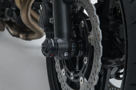 Protectii Moto - Crash Pad ax fata pentru Kawasaki Z650 (16-). Negru