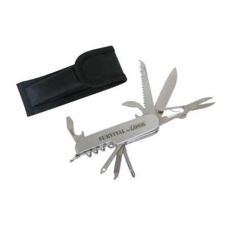 Accesorii Utile - Cutit multifunctional 11 in 1 Survival