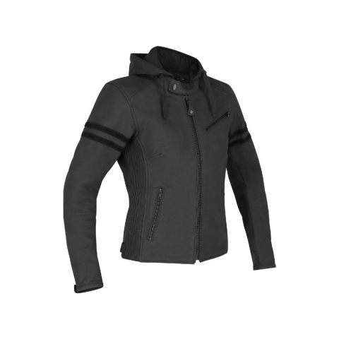 Geci Moto Dama - Geaca dama de piele Richa Toulon Black Edition Women