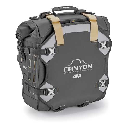 Genti Textil - Geanta laterala Givi impermeabila cu sistem de fixare MONOKEY CAM-SIDE, 25 litri