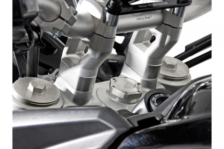 Cleme Fixare Ghidon - Inaltator ghidon h 20 mm. Argintiu. LEH.11.039.10000/S