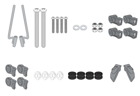 Accesorii Moto - Kit fixare parbriz Givi pentru Piaggio Liberty 50-125-150 (25)