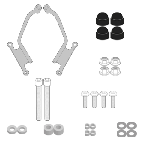 Accesorii Moto - Kit fixare parbriz HONDA CB 1000 Hornet (25 > 26)