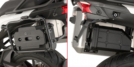 Suporti Genti - Kit instalare S250 Tool Box pe suporti sidecase PL8703 Benelli TRK502 (17 > 18)
