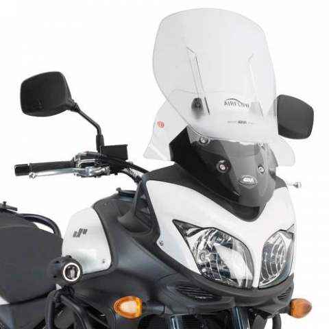 Parbrize - Parbriz Givi Transparent + Deflector Vant Suzuki DL 650 V-Storm L2-L3-L4-L5-L6 (11-16)
