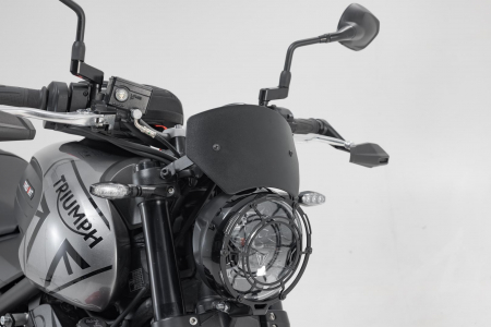 Parbrize - Parbriz Negru Triumph Trident 660 (21-). Sw-Motech