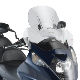 Parbrize - Parbriz Givi Transparent + Deflector Vant Honda Silver Wing 600 / ABS (01 > 09) / Silver Wing 400 (06 > 09)