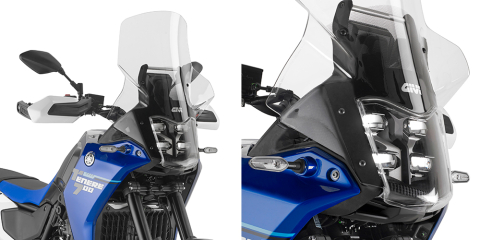Parbrize - Parbriz transparent cu protectie far Givi Yamaha Tenere 700 (25)
