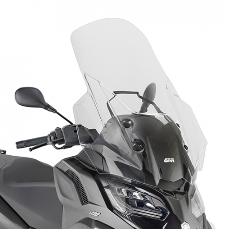 Parbrize - Parbriz Transparent GIVI Piaggio MP3 HPE 400-400 Sport-530 Exclusive (22-)