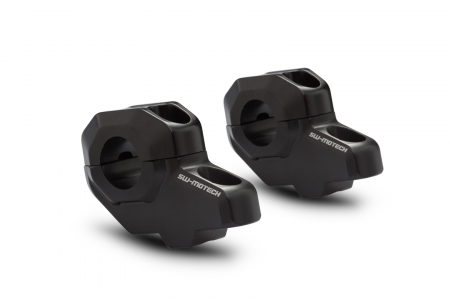 Cleme Fixare Ghidon - Relocare ghidon D. 22 mm H=30 mm. Back 21 mm negru