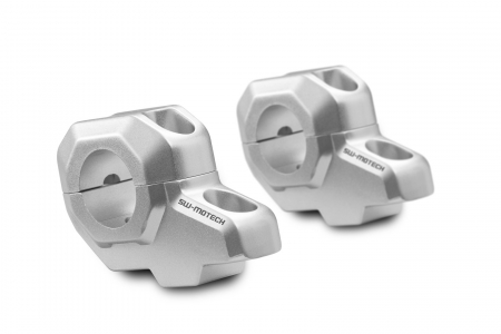 Ghidon-Accesorii - Relocare ghidon Vario D.28 mm H=30 mm. Back 22 mm. Negru.