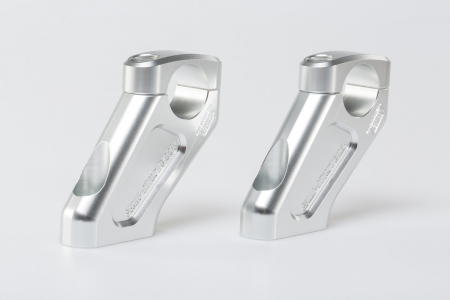 Cleme Fixare Ghidon - Relocare gidon D. 28 mm. insus 20 mm. inspate 30 mm. Argintiu.