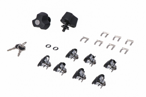 Accesorii Genti-Cutii - Set 9 iale + 2 protectii antifurt pentru cutii Trax