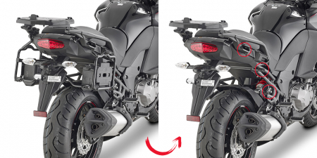Suporti Genti - Suport Side Case Givi Monokey Kawasaki Versys 1000 (17 > 18)