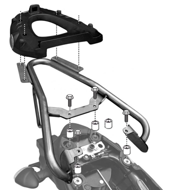 Suporti Genti - Suport Top Case Givi Monolock Suzuki Gladius 650 (09 > 16)