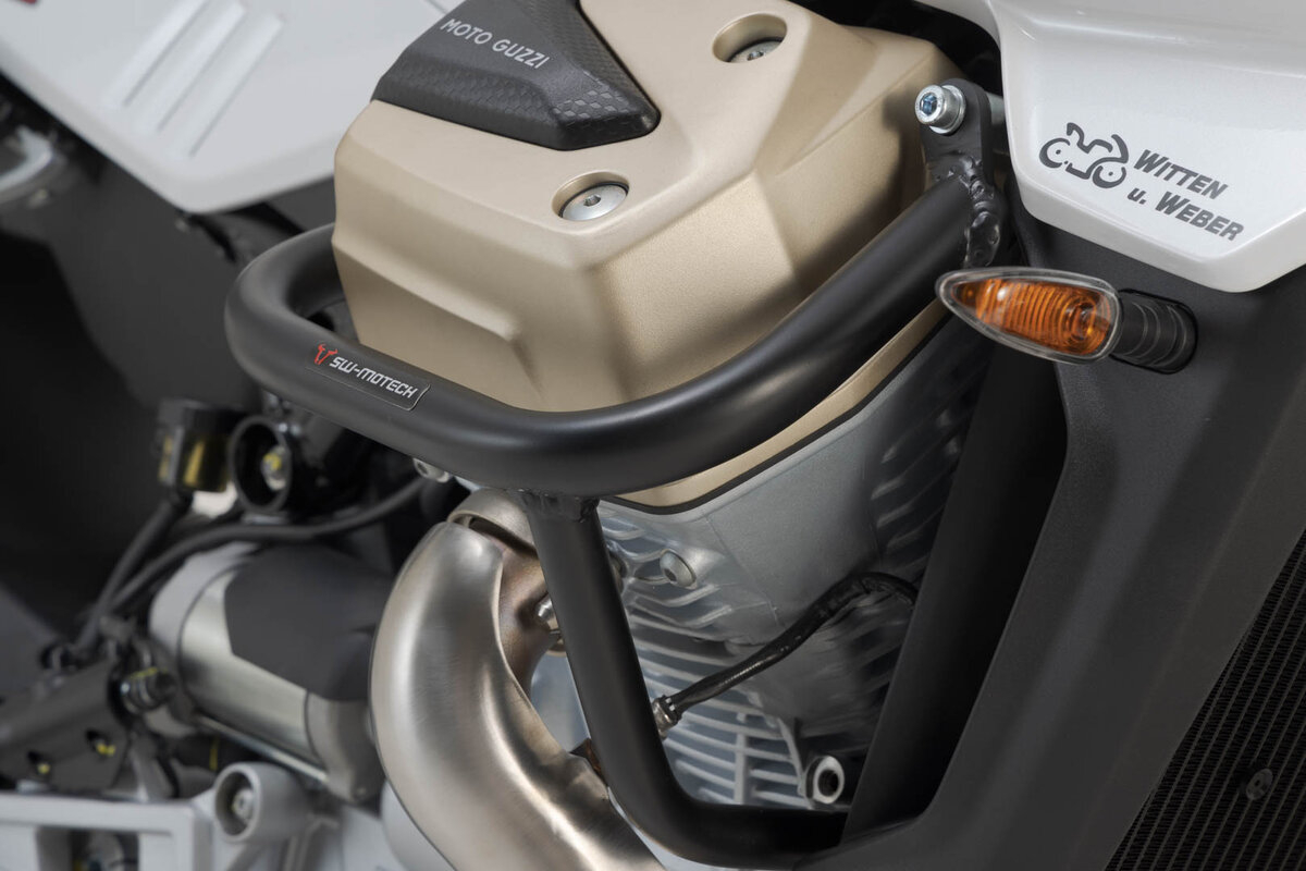 Crash Bar Negru. Moto Guzzi V100 Mandello/S, Stelvio. [4]