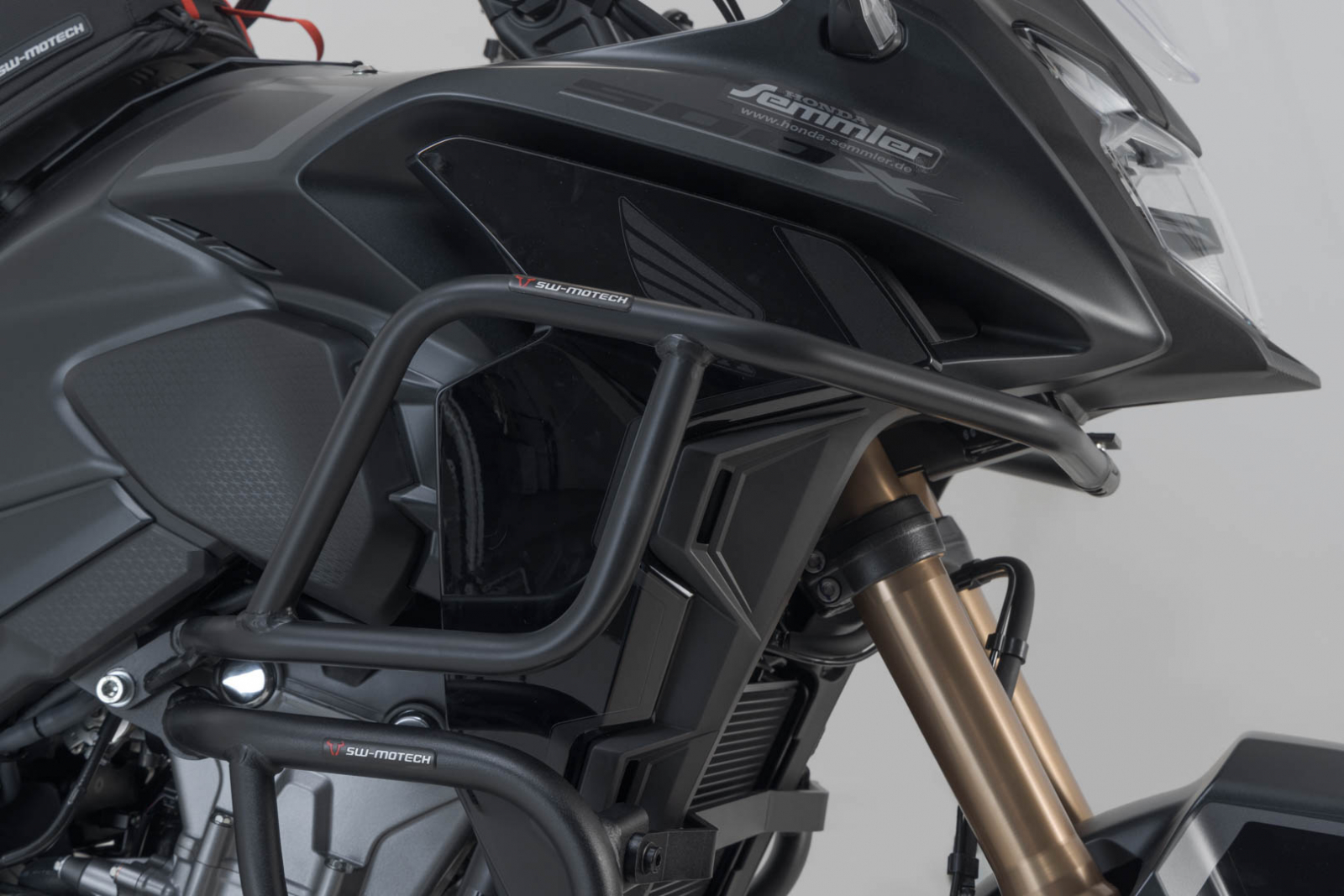 Crash bar superior Negru. Honda CB500X (18-) Sw-Motech [4]