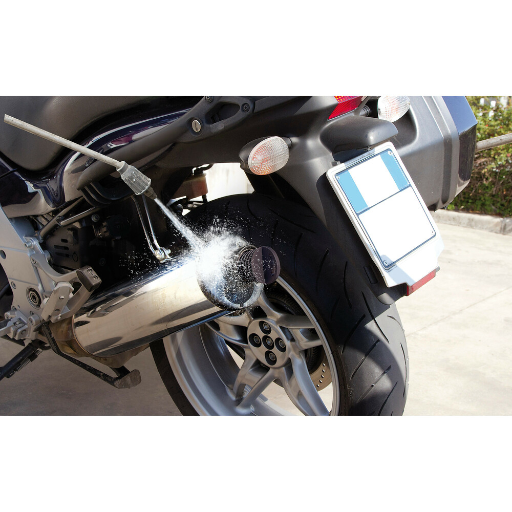 Motorkerékpár kipufogódob-dugó – fekete [2]