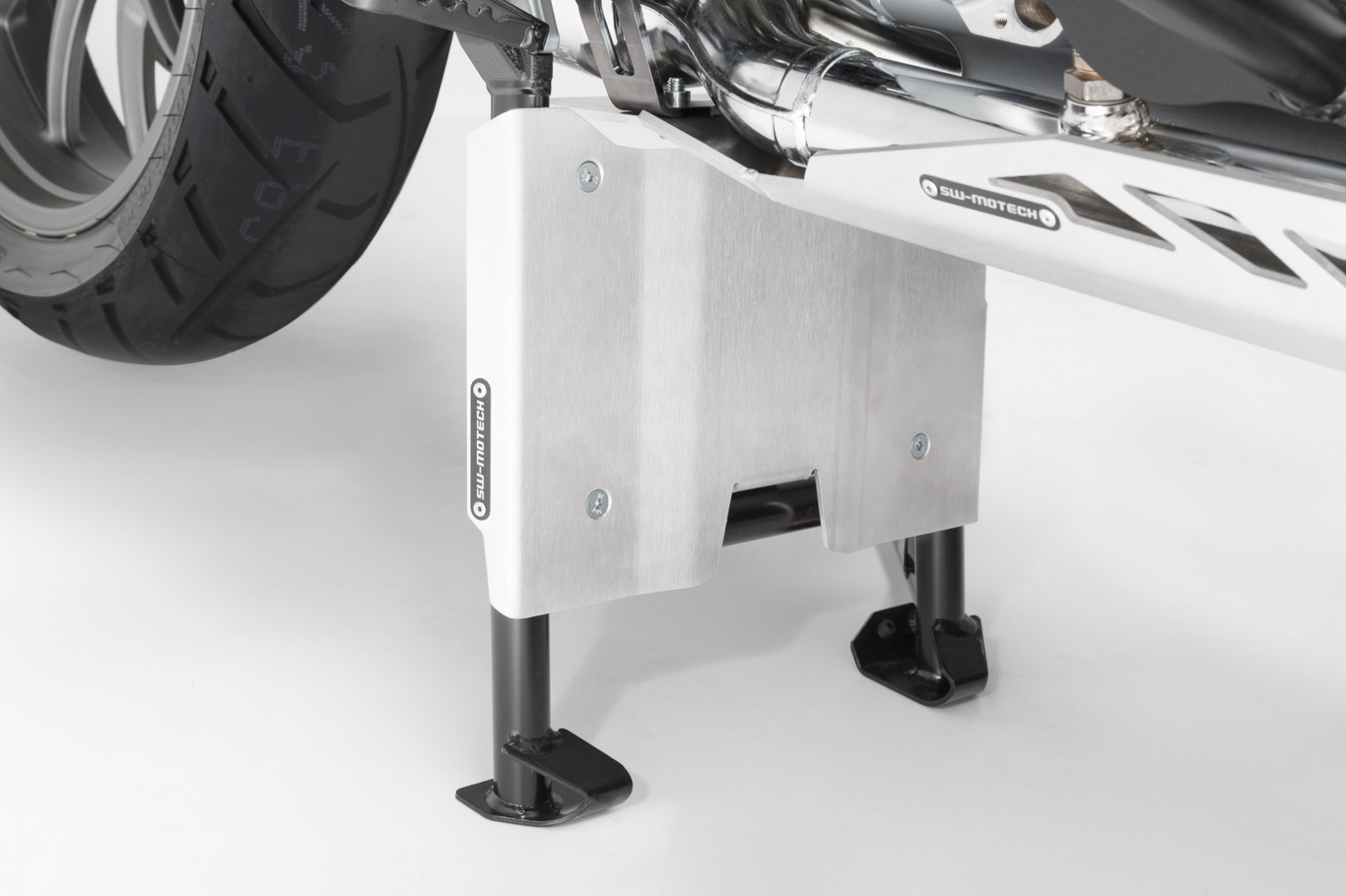 Extensie scut motor pentru cric central argintiu. BMW R1200GS (13-) [1]