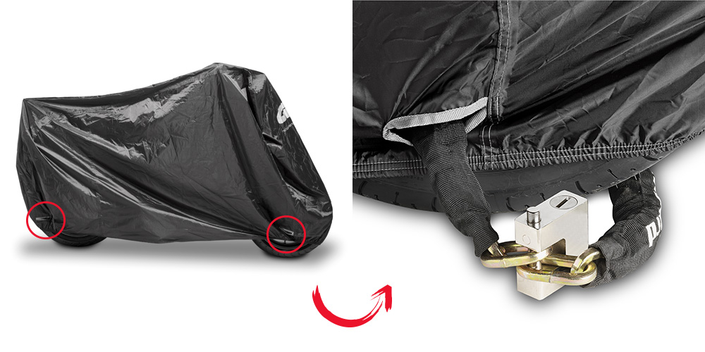 Husa Impermeabila Givi pentru Motociclete Sportive si Scootere [4]