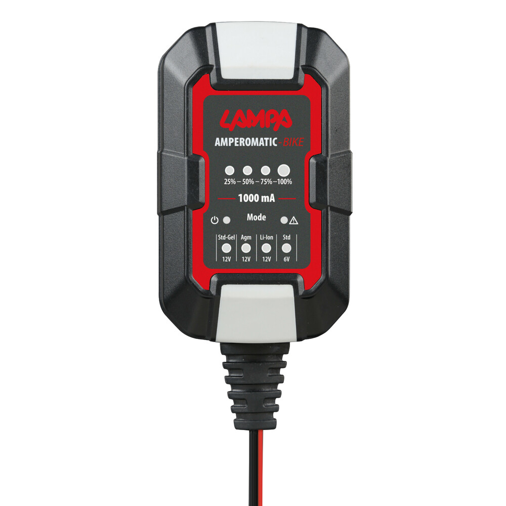 Incarcator inteligent pentru baterie, 6/12V - 1A -Amperomatic Bike [1]