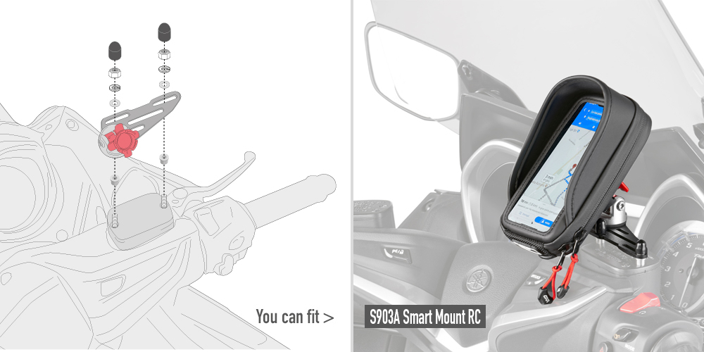 Kit Fitinguri Givi Smart Mount [1]