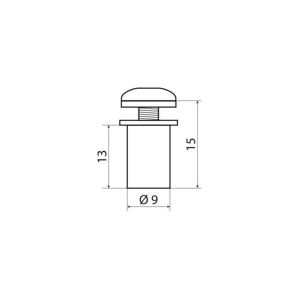 Szélvédő rögzítő csavarkészlet gumialátéttel [2]