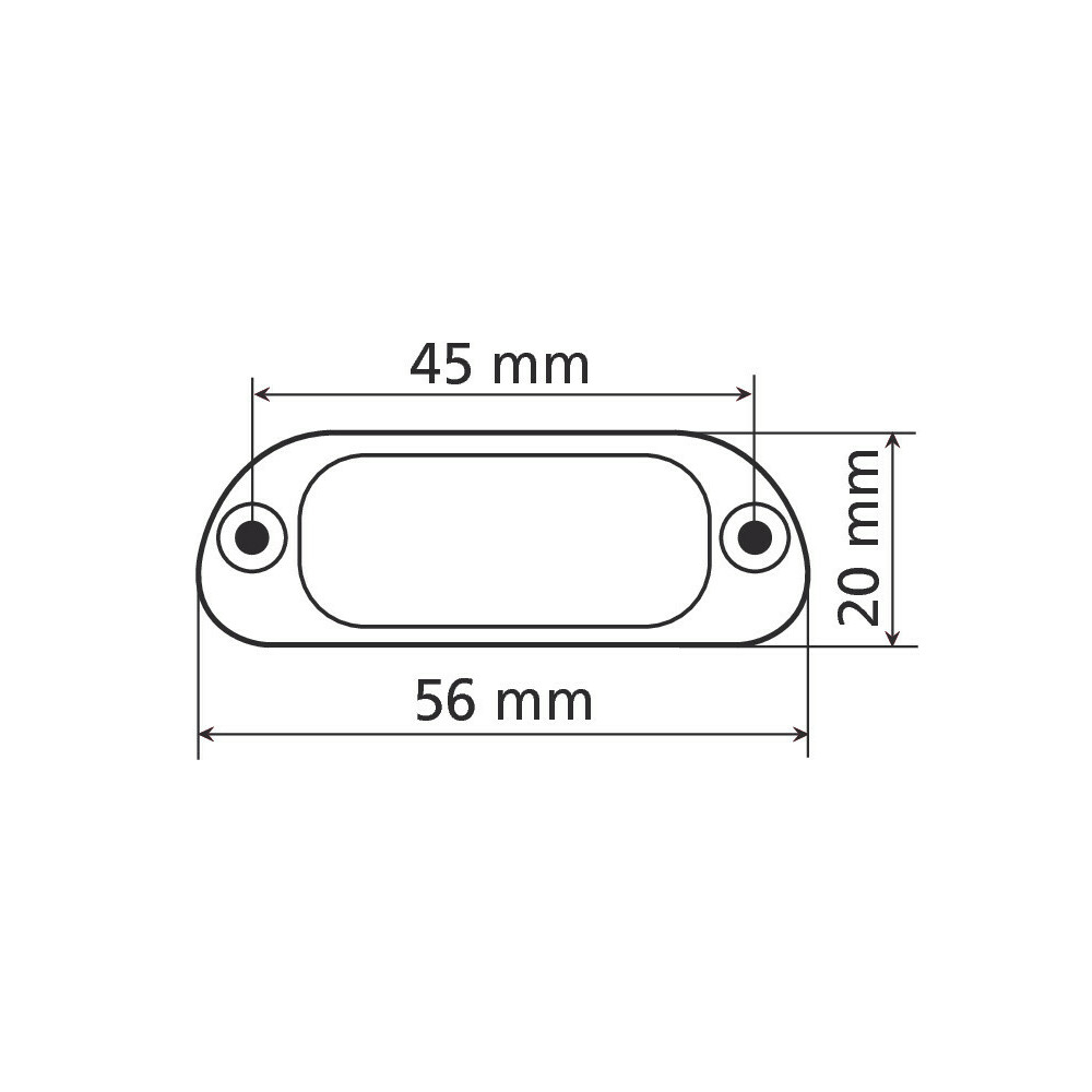 Lampa iluminare numar cu 4 Led - Alb -Omologat [2]