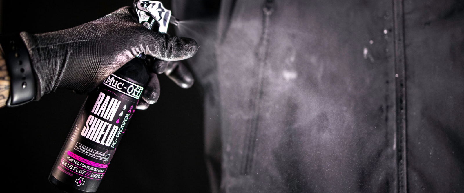 Muc-Off Rain Shield - Vízlepergető Spray 250ml [1]