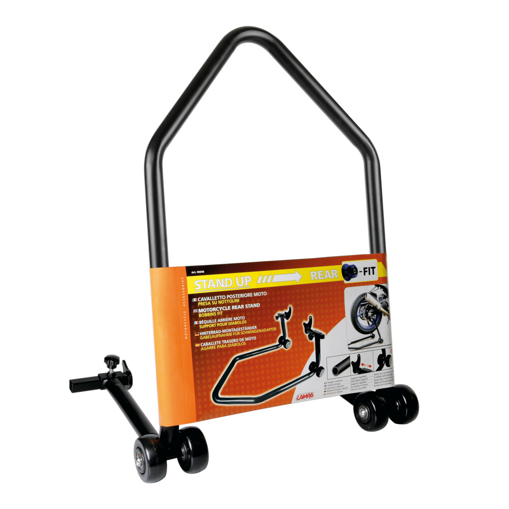 Hátsó motorkerékpár-emelő, villa típusú tartóval [6]