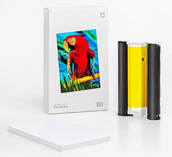 Hartie de printare pentru Xiaomi Mijia AirPrint, 80 de bucati, 6 inch, Anti-umezeala, Anti-amprenta, Panglica [1]