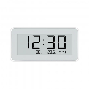 Higrometru Xiaomi Mijia Digital cu ceas, Ecran LCD E-Ink 3.7 inch, Bluetooth, Senzori de temperatura si umiditate [0]